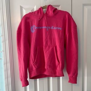 Girls champion sweatshirt, pink/purple design, never worn